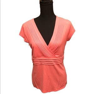 🌸Kenar Short Sleeve V-Neck Top Sz.L